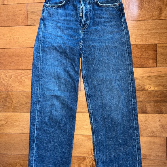 Agolde Denim - Aritzia Agolde High Rise Straight Leg Organic Jeans
